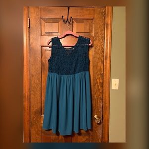 Teal dress